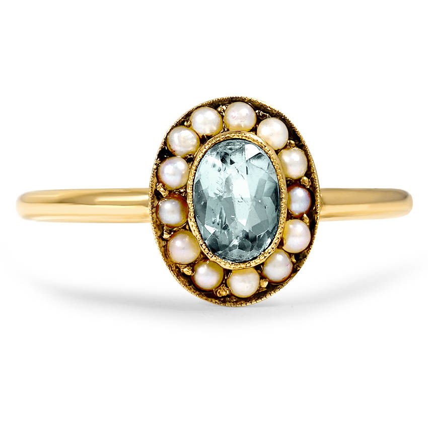 Victorian Aquamarine Vintage Ring