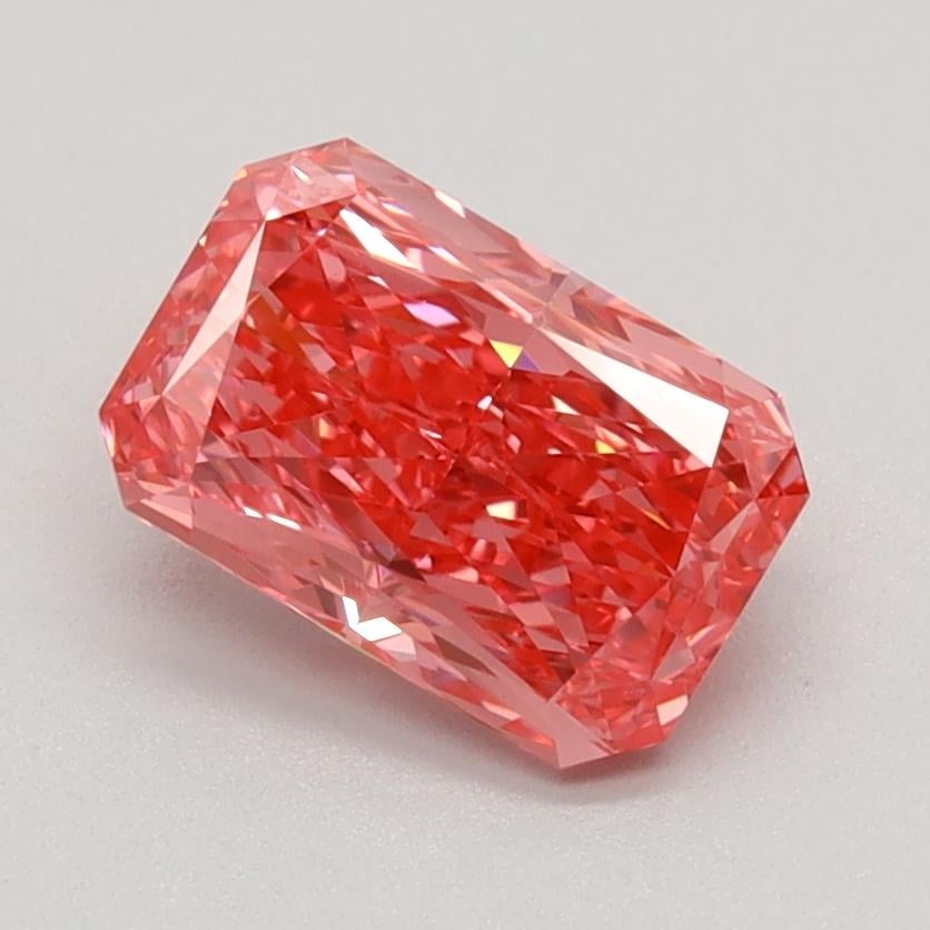 1.20 Ct. Fancy Vivid Pink Radiant Lab Grown Diamond