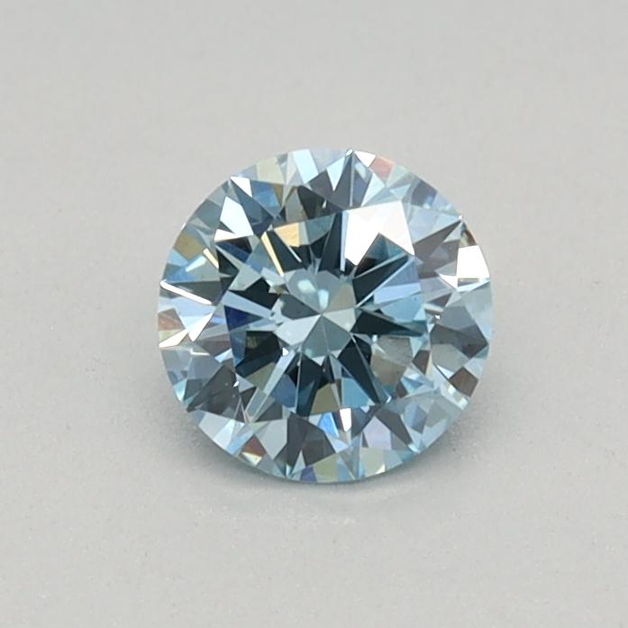 0.31 Ct. Fancy Intense Blue Round Lab Grown Diamond