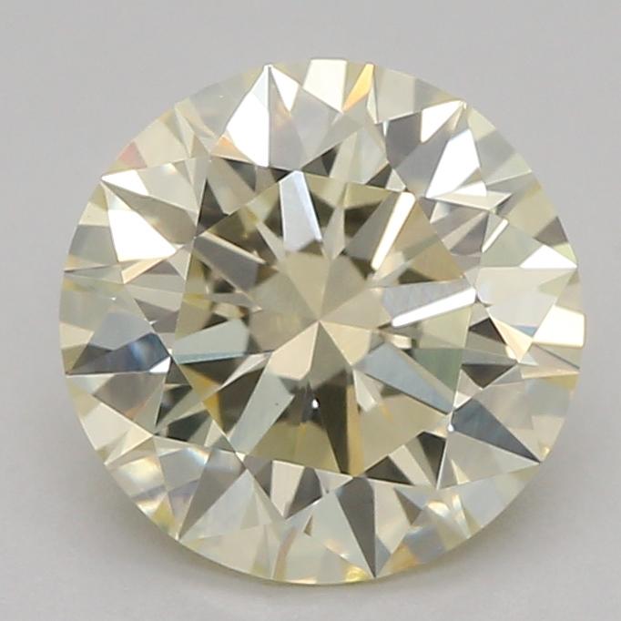 1.05 Ct. Fancy Light Yellow Round Lab Grown Diamond