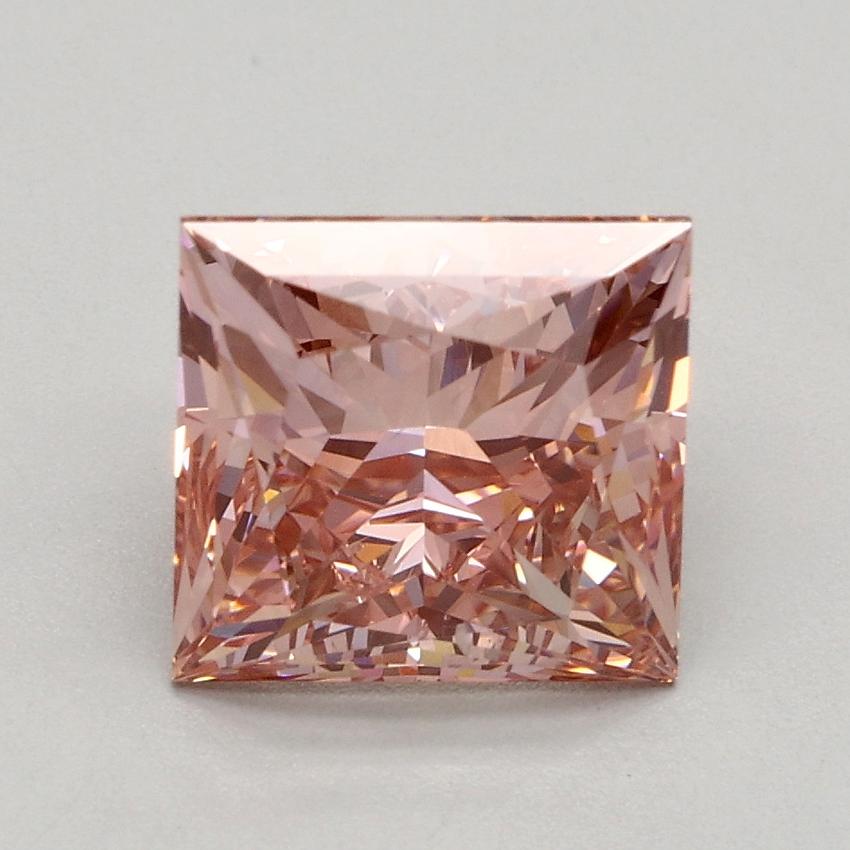 2.07 Ct. Fancy Intense Pink Princess Lab Grown Diamond