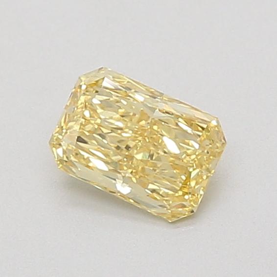 0.54 Ct. Fancy Vivid Yellow Radiant Lab Grown Diamond