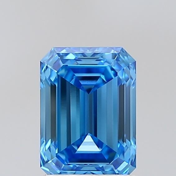 1.50 Ct. Fancy Vivid Blue Emerald Lab Grown Diamond