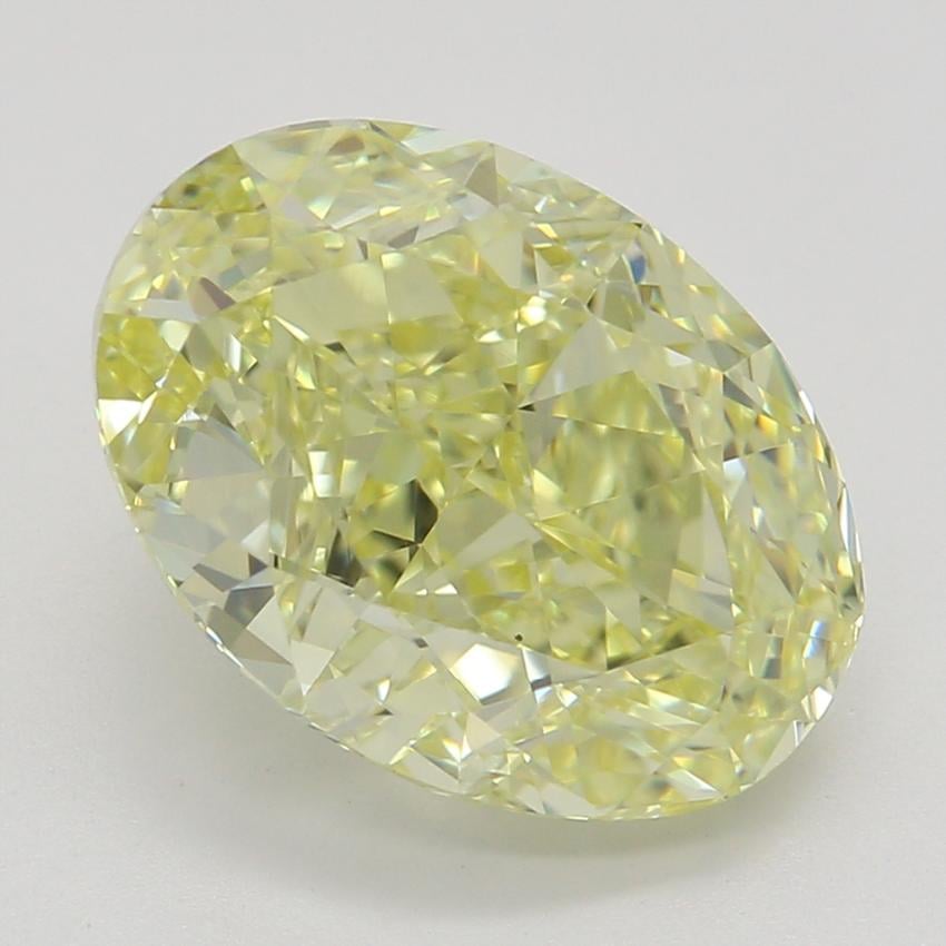 2.74 Ct. Fancy Yellow Oval Diamond