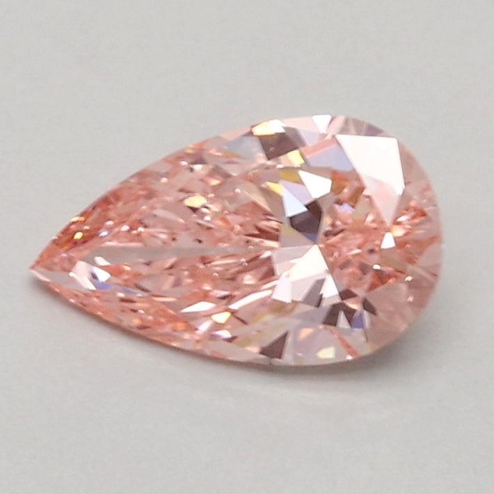 0.50 Ct. Fancy Vivid Pink Pear Lab Grown Diamond