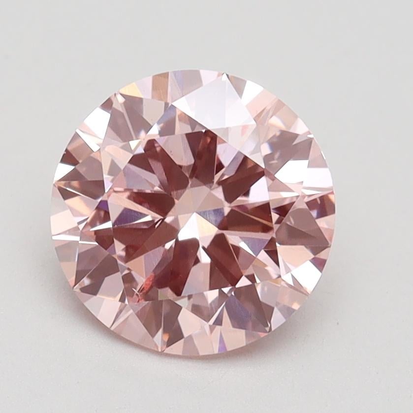 1.70 Ct. Fancy Intense Pink Round Lab Grown Diamond