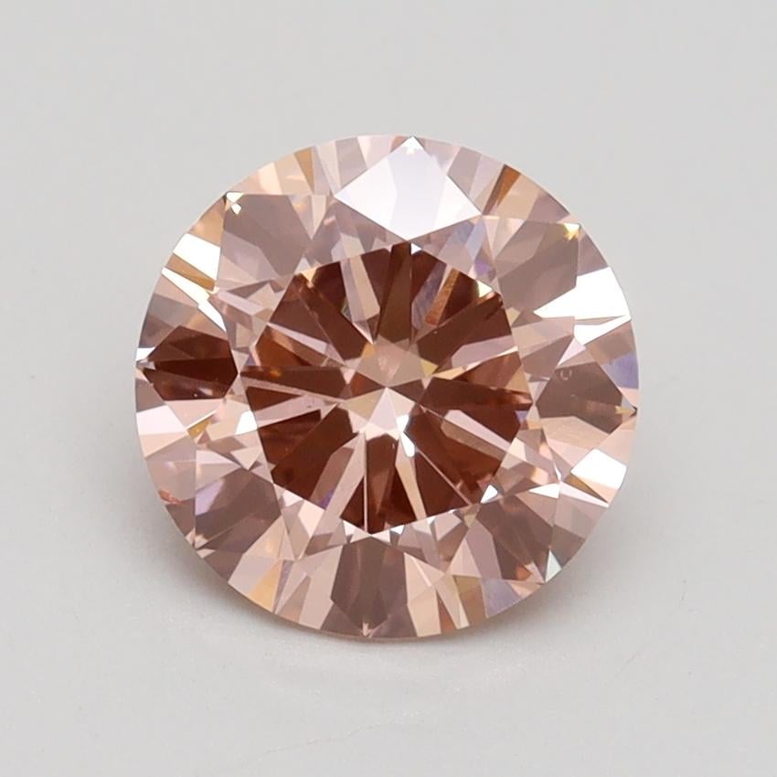 1.61 Ct. Fancy Intense Pink Round Lab Grown Diamond