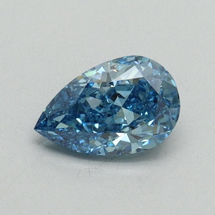 0.50 Ct. Fancy Vivid Blue Pear Lab Grown Diamond