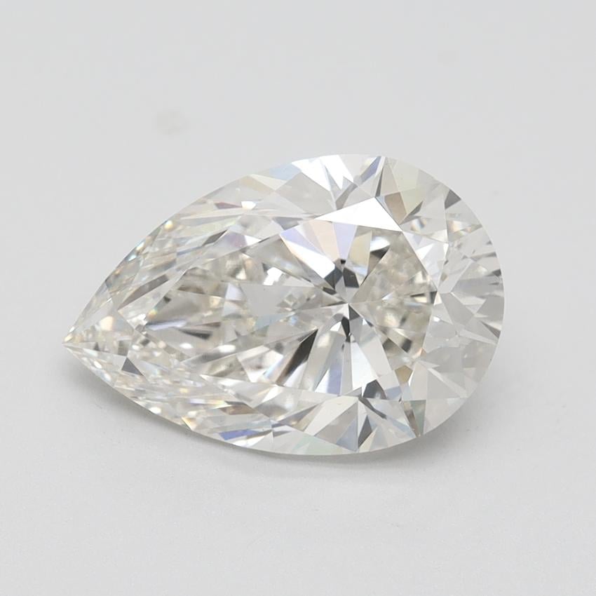 3.04 Ct. Fancy Vivid Pink Pear Lab Grown Diamond