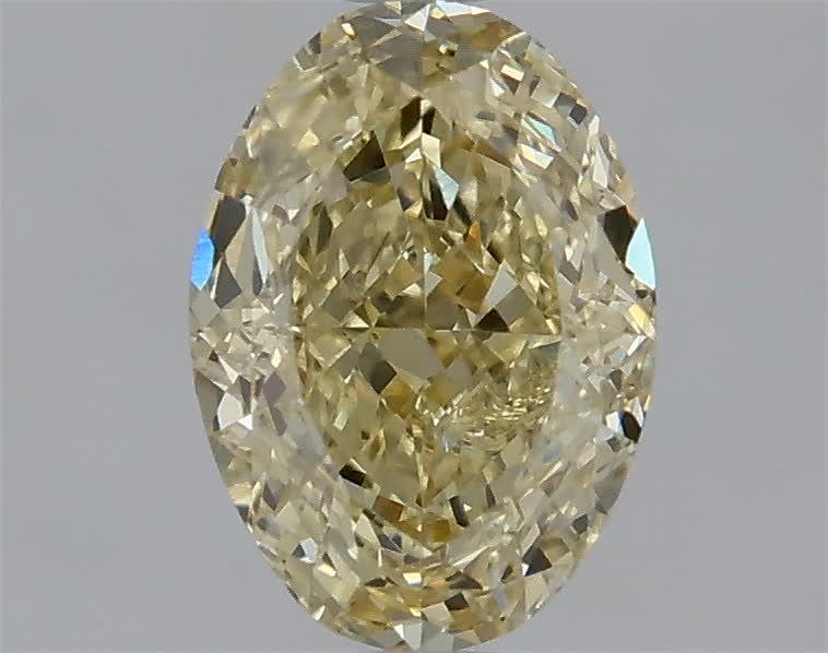 1.01 Ct. Fancy Yellow Oval Lab Grown Diamond