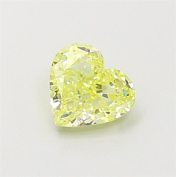 0.58 Ct. Fancy Yellow Heart Lab Grown Diamond