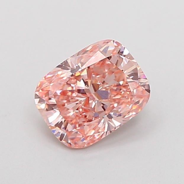 1.31 Ct. Fancy Intense Pink Cushion Lab Grown Diamond