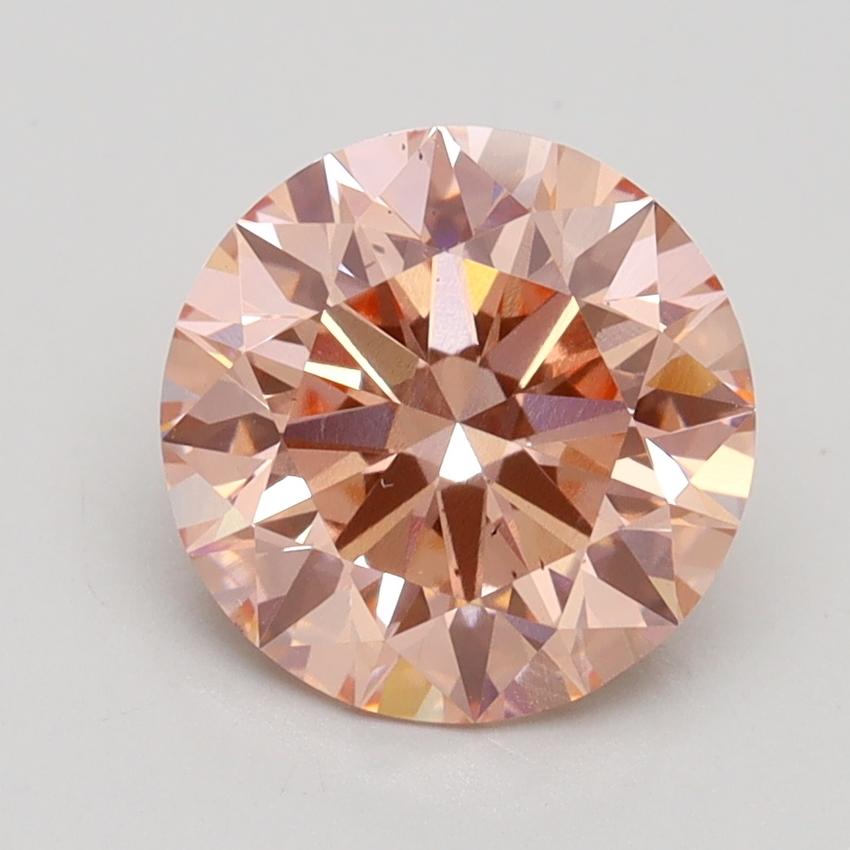 2.11 Ct. Fancy Intense Pink Round Lab Grown Diamond