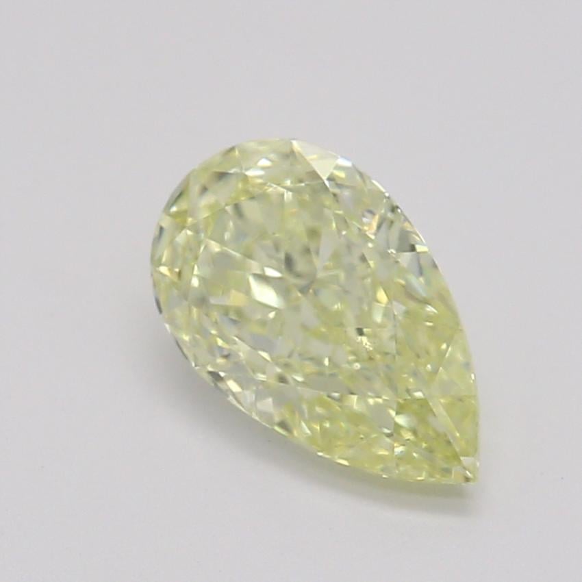 0.50 Ct. Fancy Light Yellow Pear Diamond