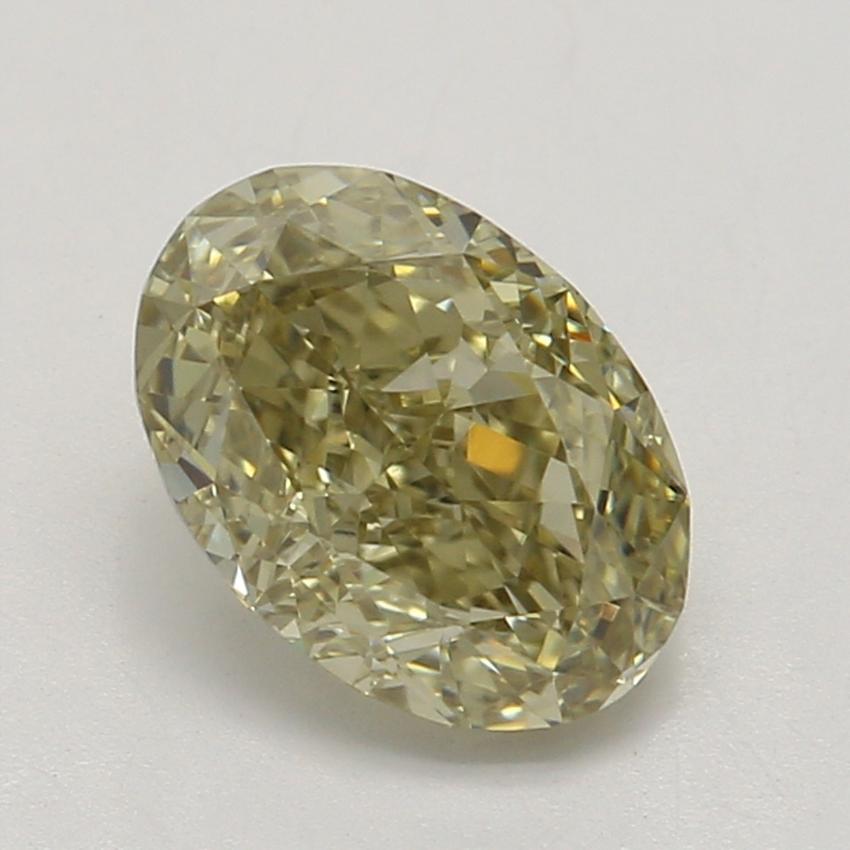 0.71 Ct. Fancy Brownish Yellow Oval Diamond