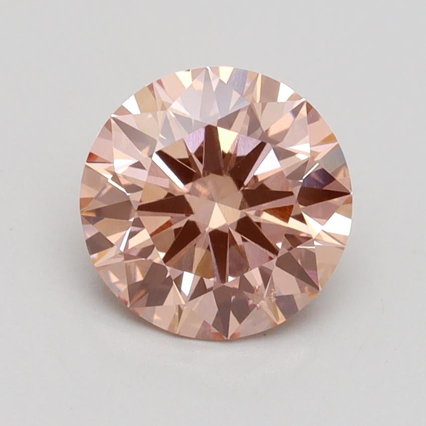 1.61 Ct. Fancy Intense Pink Round Lab Grown Diamond