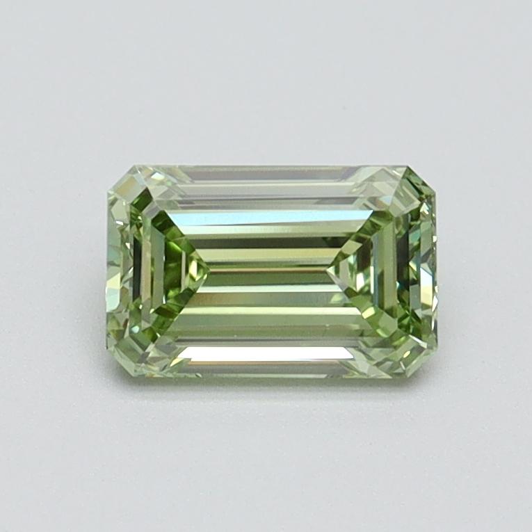 0.70 Ct. Fancy Intense Green Emerald Lab Grown Diamond
