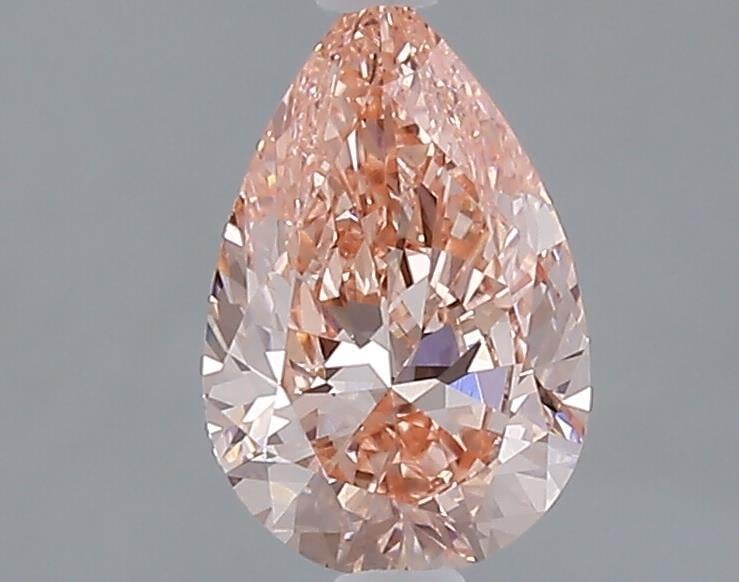 1.02 Ct. Fancy Vivid Pink Pear Lab Grown Diamond