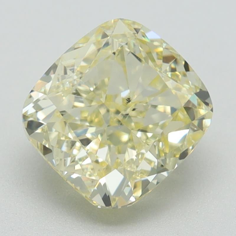 1.08 Ct. Light Yellow Cushion Diamond