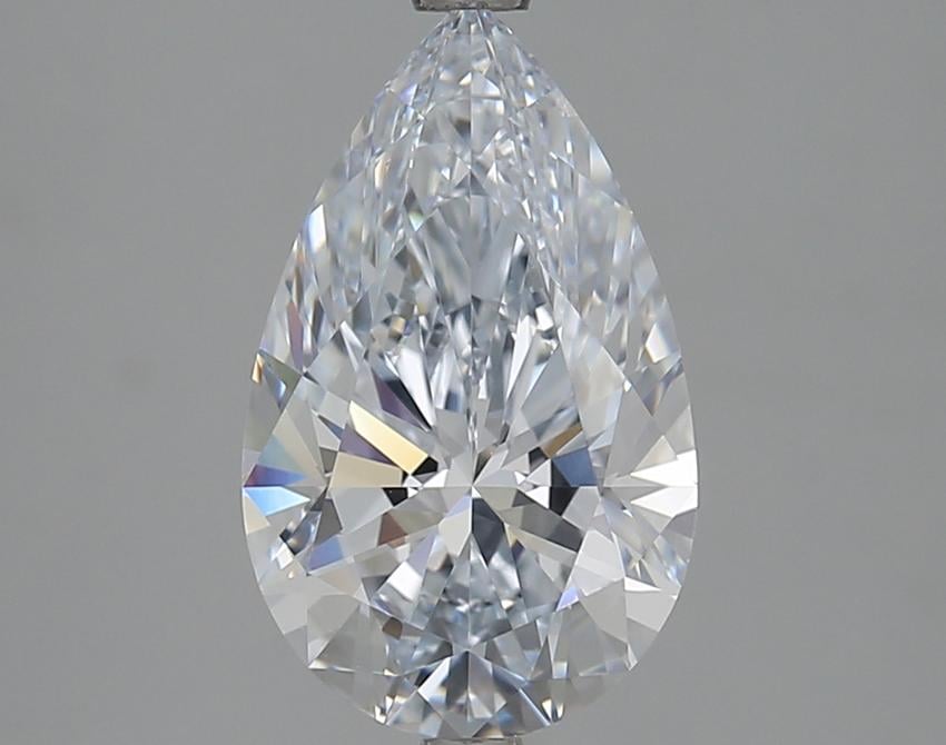 3.01 Ct. Fancy Light Blue Pear Lab Grown Diamond