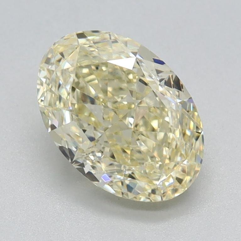 1.10 Ct. Fancy Yellow Oval Lab Grown Diamond
