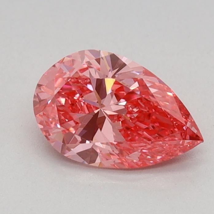 0.49 Ct. Fancy Vivid Pink Pear Lab Grown Diamond