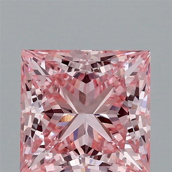 1.54 Ct. Fancy Vivid Pink Princess Lab Grown Diamond