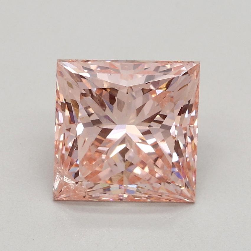 1.52 Ct. Fancy Intense Pink Princess Lab Grown Diamond