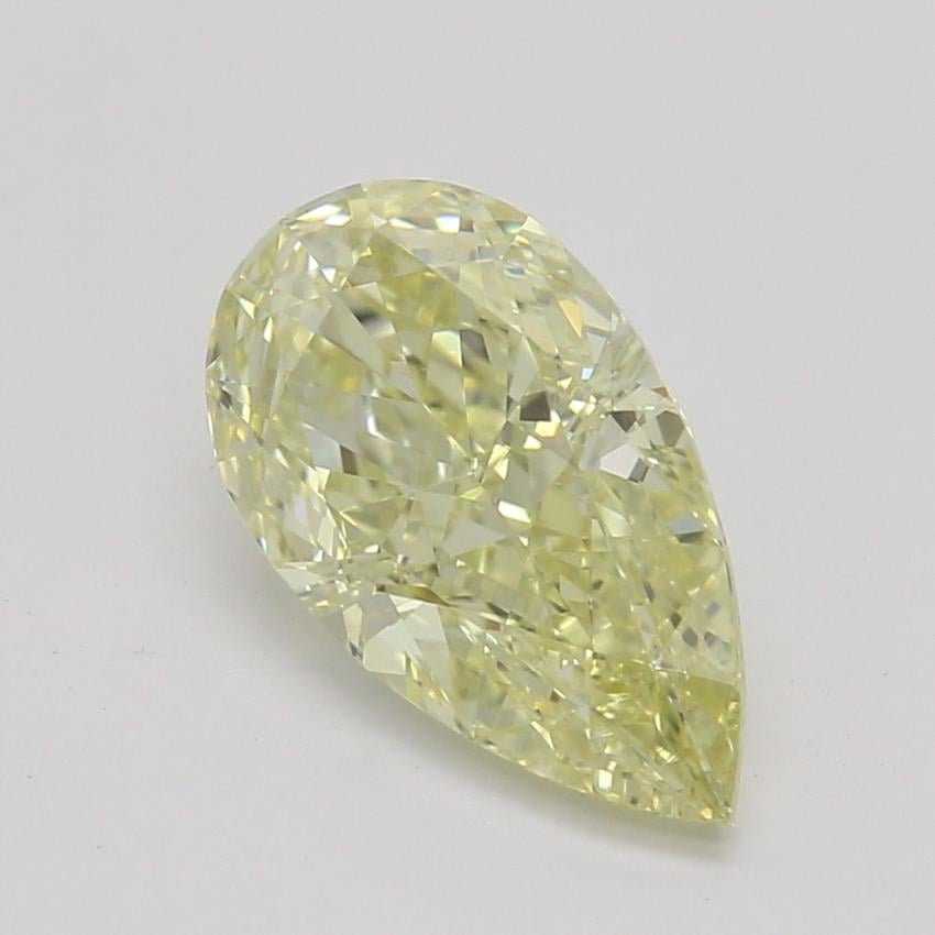 1.10 Ct. Fancy Light Yellow Pear Diamond