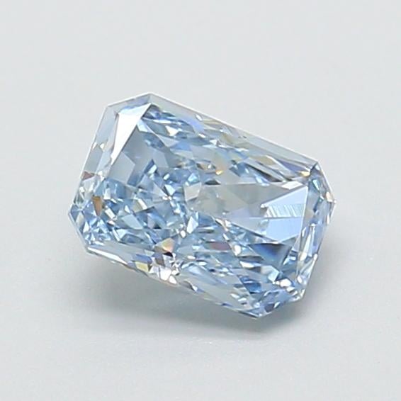 0.82 Ct. Fancy Vivid Blue Radiant Lab Grown Diamond