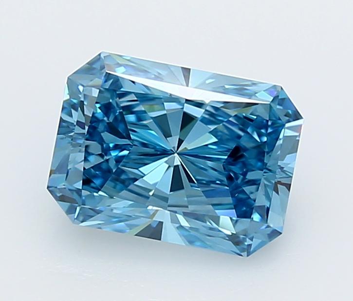 2.49 Ct. Fancy Vivid  Blue Radiant Lab Grown Diamond