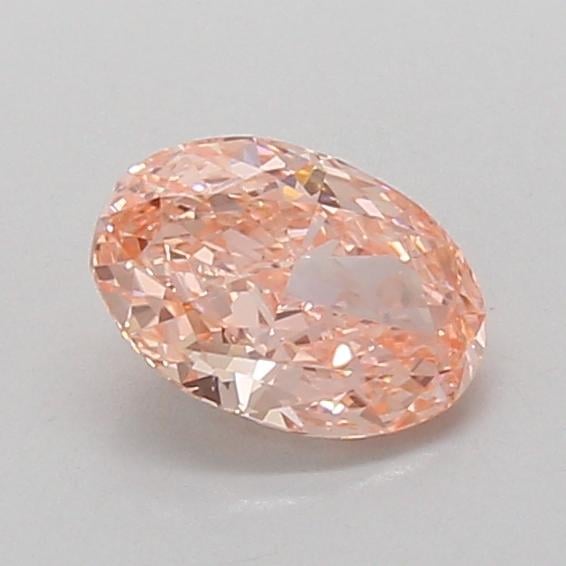 0.78 Ct. Fancy Vivid Pink Oval Lab Grown Diamond