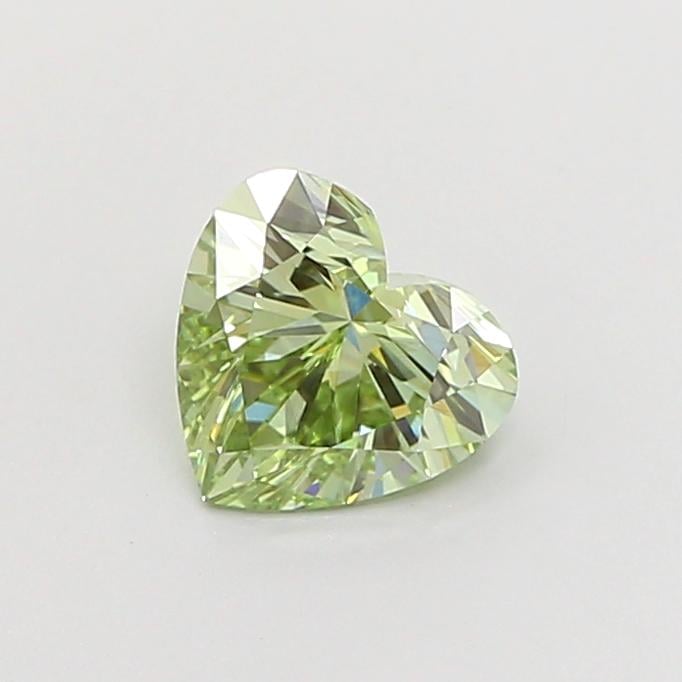 1.00 Ct. Fancy Intense Green Heart Lab Grown Diamond