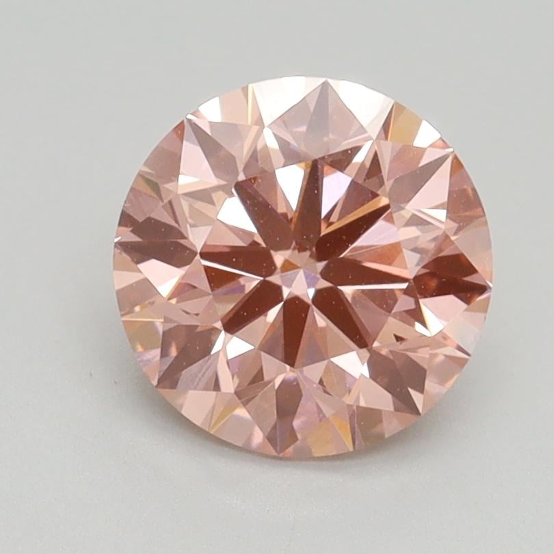 1.54 Ct. Fancy Intense Pink Round Lab Grown Diamond