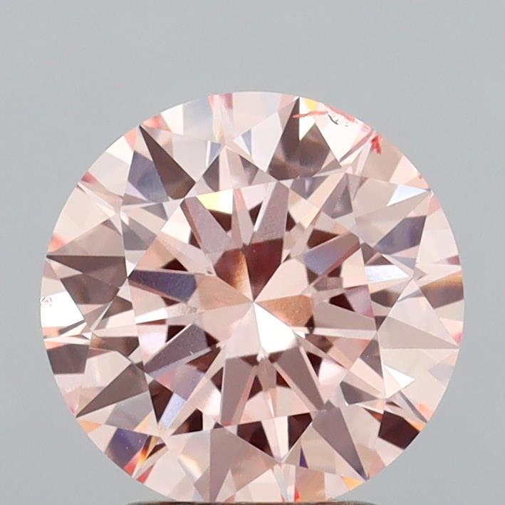 2.54 Ct. Fancy Intense  Pink Round Lab Grown Diamond