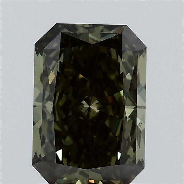1.07 Ct. Fancy Vivid Green Radiant Lab Grown Diamond