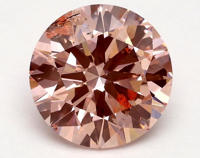 3.00 Ct. Fancy Vivid Pink Round Lab Grown Diamond