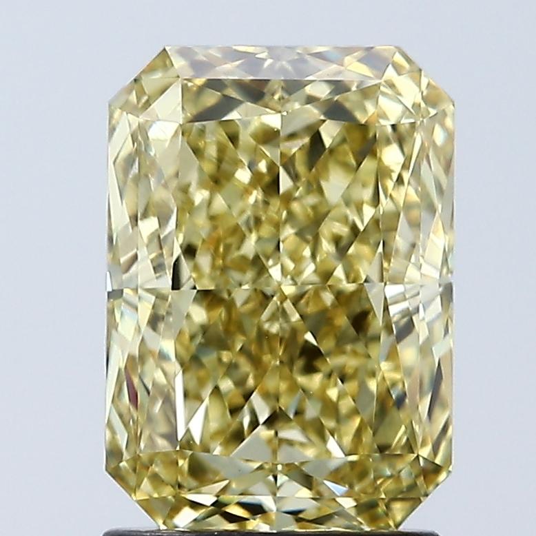 2.07 Ct. Fancy Vivid Yellow Radiant Lab Grown Diamond