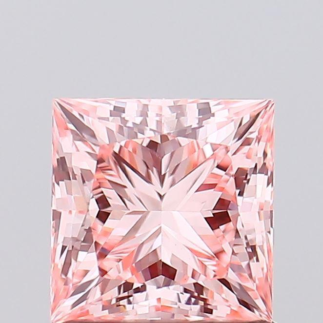 1.05 Ct. Fancy Vivid Pink Princess Lab Grown Diamond