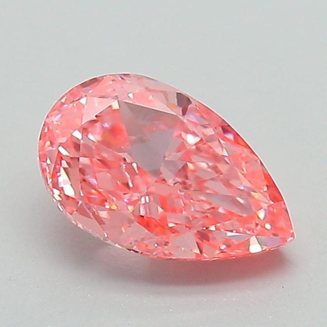 1.00 Ct. Fancy Vivid Pink Pear Lab Grown Diamond