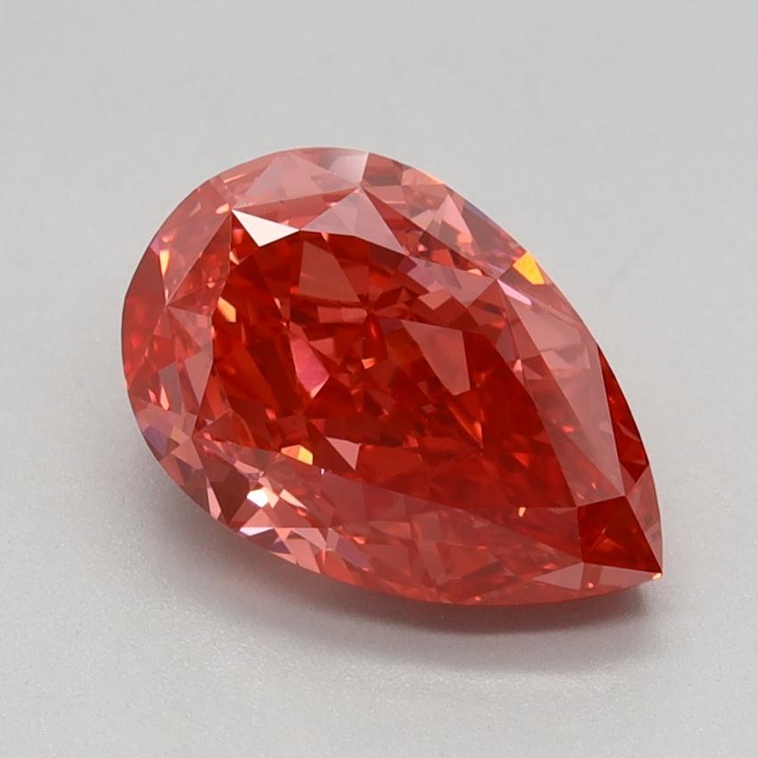 2.14 Ct. Fancy Vivid Pink Pear Lab Grown Diamond