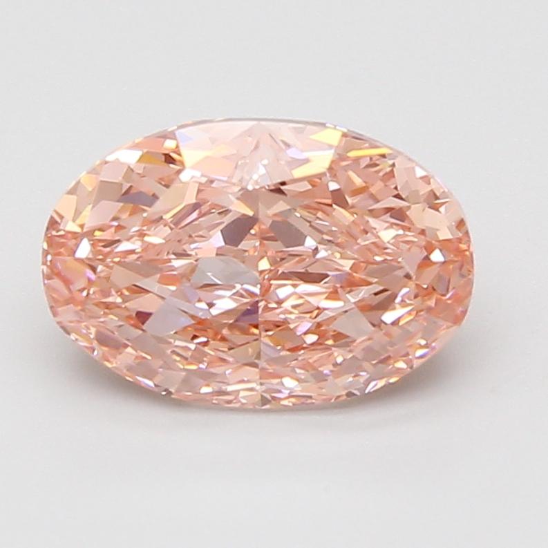 3.03 Ct. Fancy Vivid Pink Oval Lab Grown Diamond