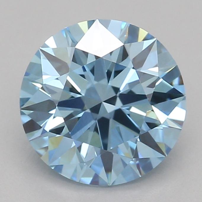 1.00 Ct. Fancy Vivid Blue Round Lab Grown Diamond