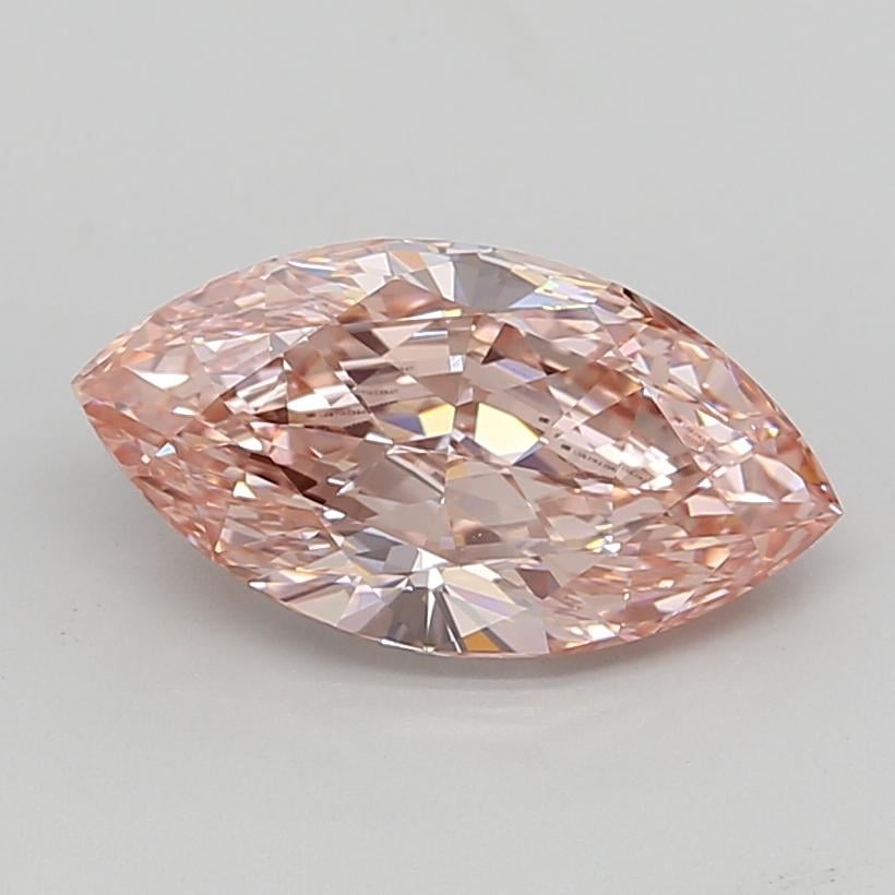 2.78 Ct. Fancy Vivid  Pink Marquise Lab Grown Diamond