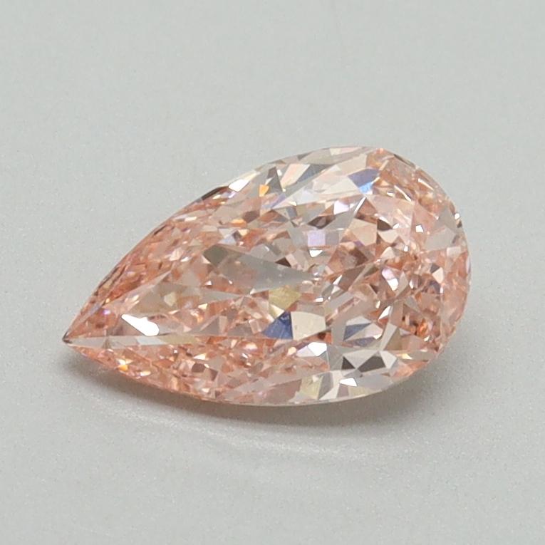 0.73 Ct. Fancy Intense Pink Pear Lab Grown Diamond