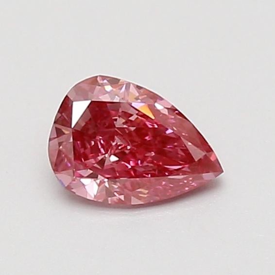 0.52 Ct. Fancy Vivid Pink Pear Lab Grown Diamond