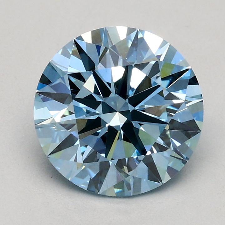 1.04 Ct. Fancy Blue Round Lab Grown Diamond