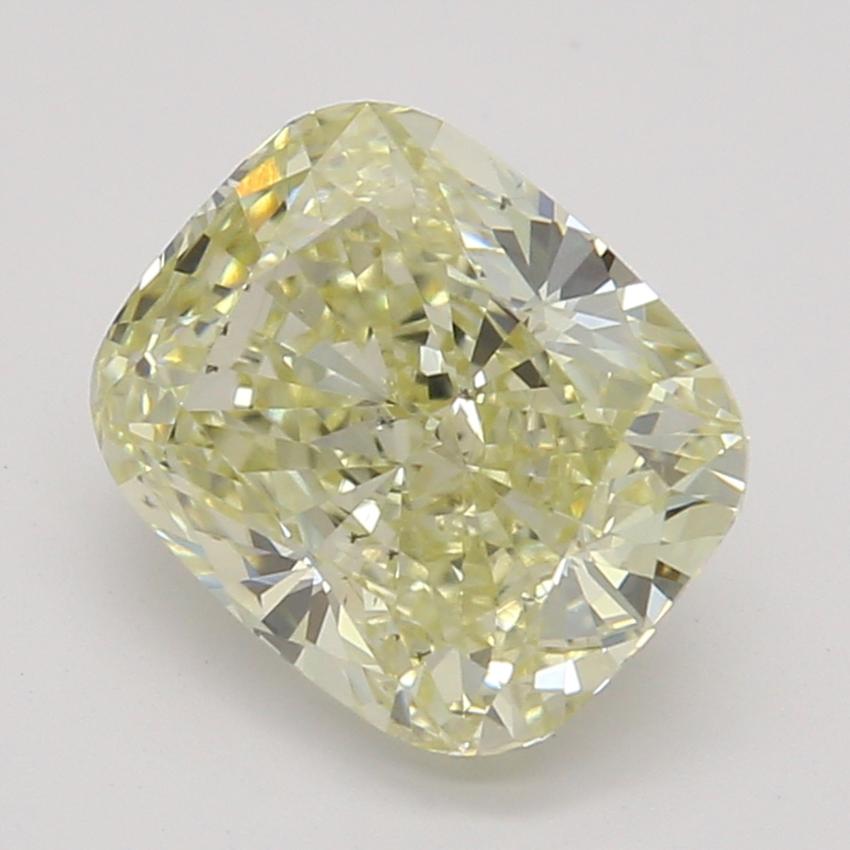 1.02 Ct. Fancy Light Yellow Cushion Diamond