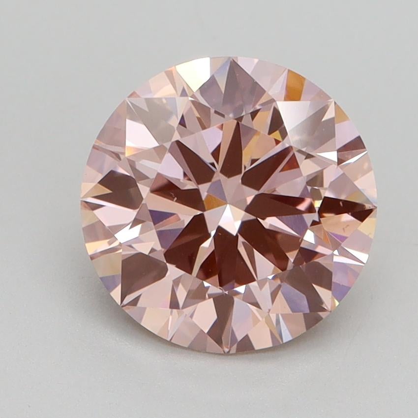 2.36 Ct. Fancy Intense Pink Round Lab Grown Diamond