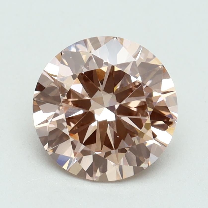 1.70 Ct. Fancy Intense Pink Round Lab Grown Diamond